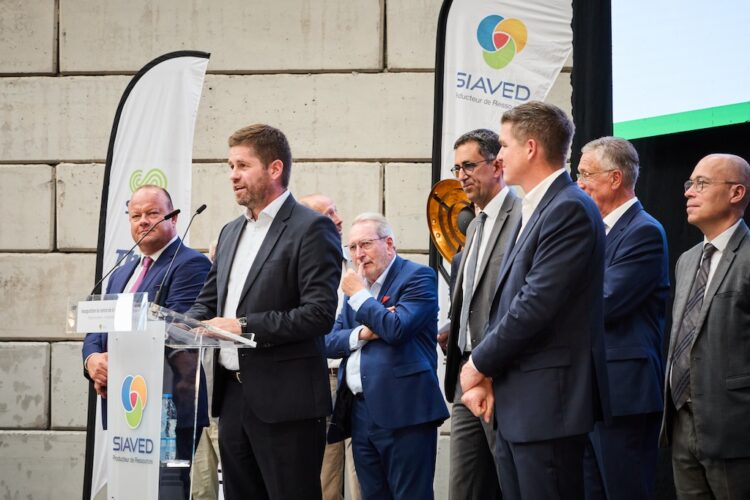 Aurélien BONE, Directeur Général d'AKTID, faisant un discours lors de l'inauguration du SIAVED