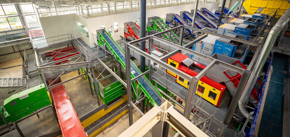 Photo illustrant le centre de tri LOMBRIC